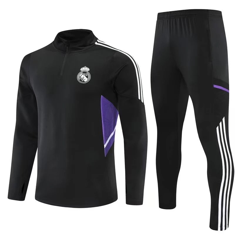 Real Madrid Tracksuits Quarter-Zip Football Training Tracksuit image 3
