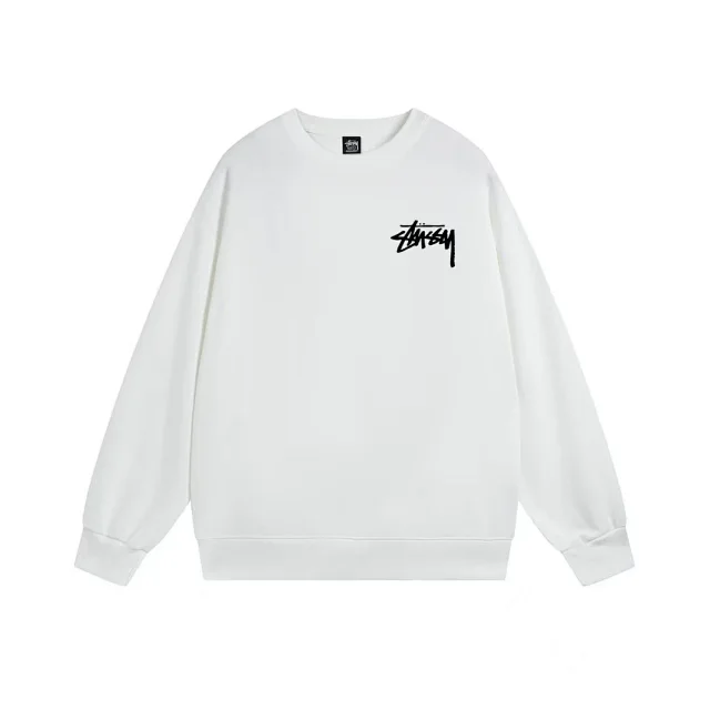 Stüssy Hoodies & Sweatshirts Crewneck sweatshirt with chest logo product detail image 8