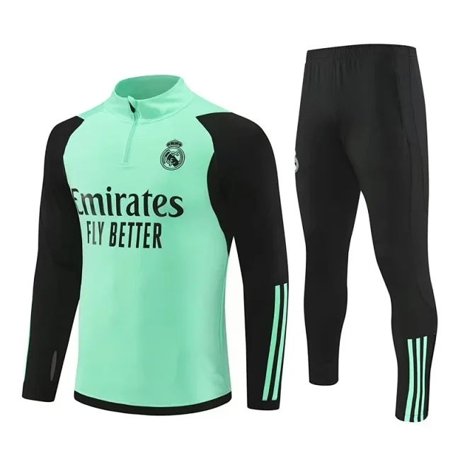 Real Madrid Tracksuits Quarter-Zip Football Training Tracksuit product detail image 1