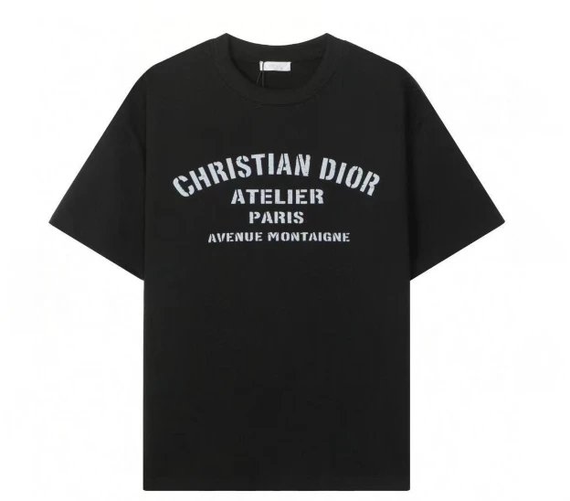 Dior T-Shirts Crew Neck Logo T-Shirt — 23
