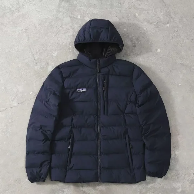 Patagonia Down Jackets Hooded quilted puffer jacket with zip chest pocket product detail image 3