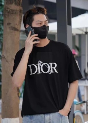Dior T-Shirts Crew Neck Logo T-Shirt image 5