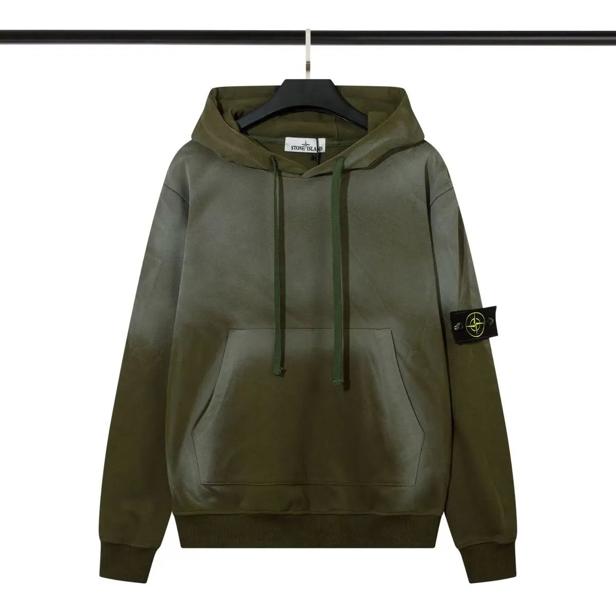 Stone Island Hoodies & Sweatshirts Pullover hoodie with compass badge and kangaroo pocket image 4