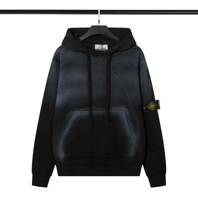 Stone Island Hoodies & Sweatshirts Pullover hoodie with compass badge and kangaroo pocket product detail image 7