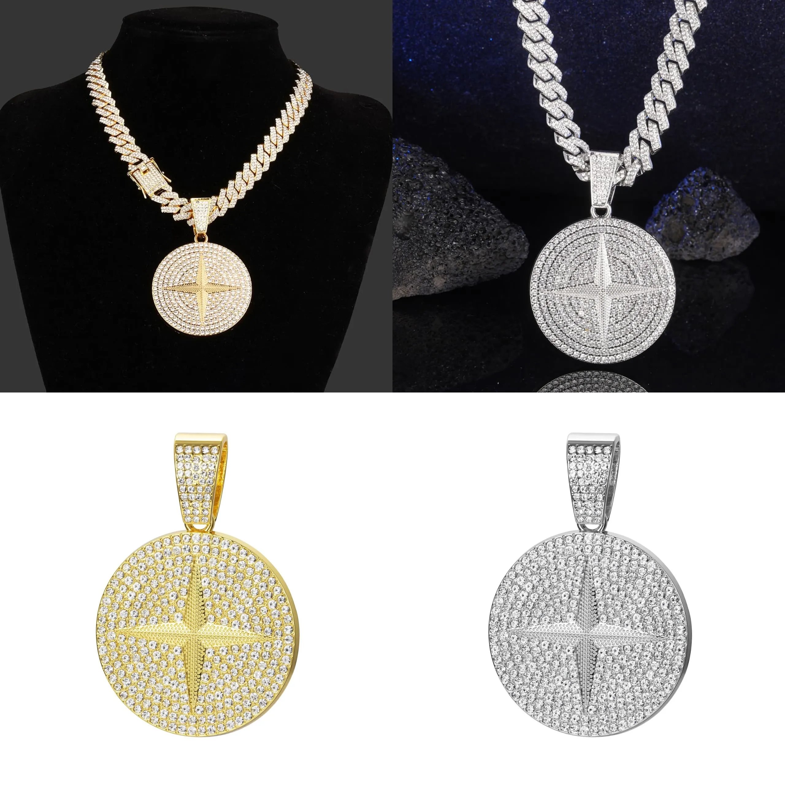 Unbranded Jewelry Rhinestone Pendant Necklace — DD-016