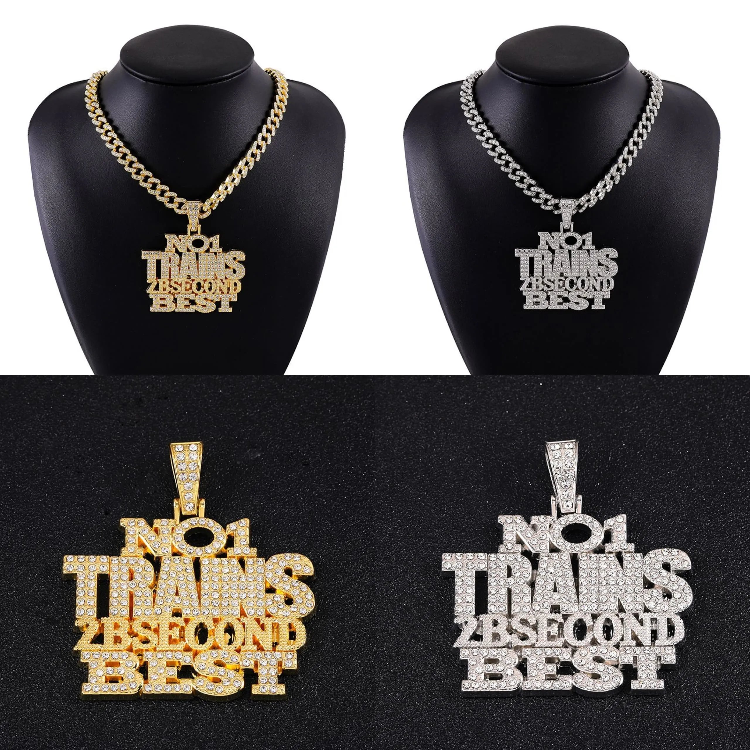 Unbranded Jewelry Rhinestone Pendant Necklace image 9