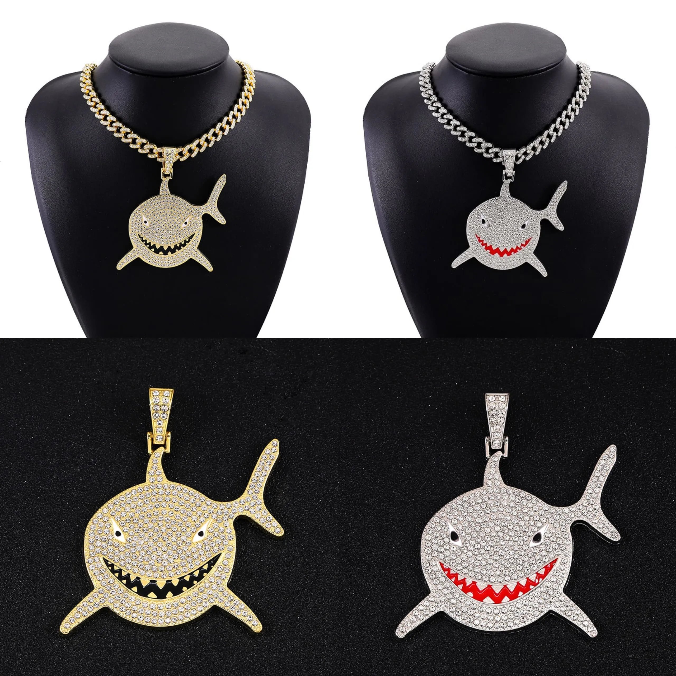Unbranded Jewelry Rhinestone Pendant Necklace — DD-007