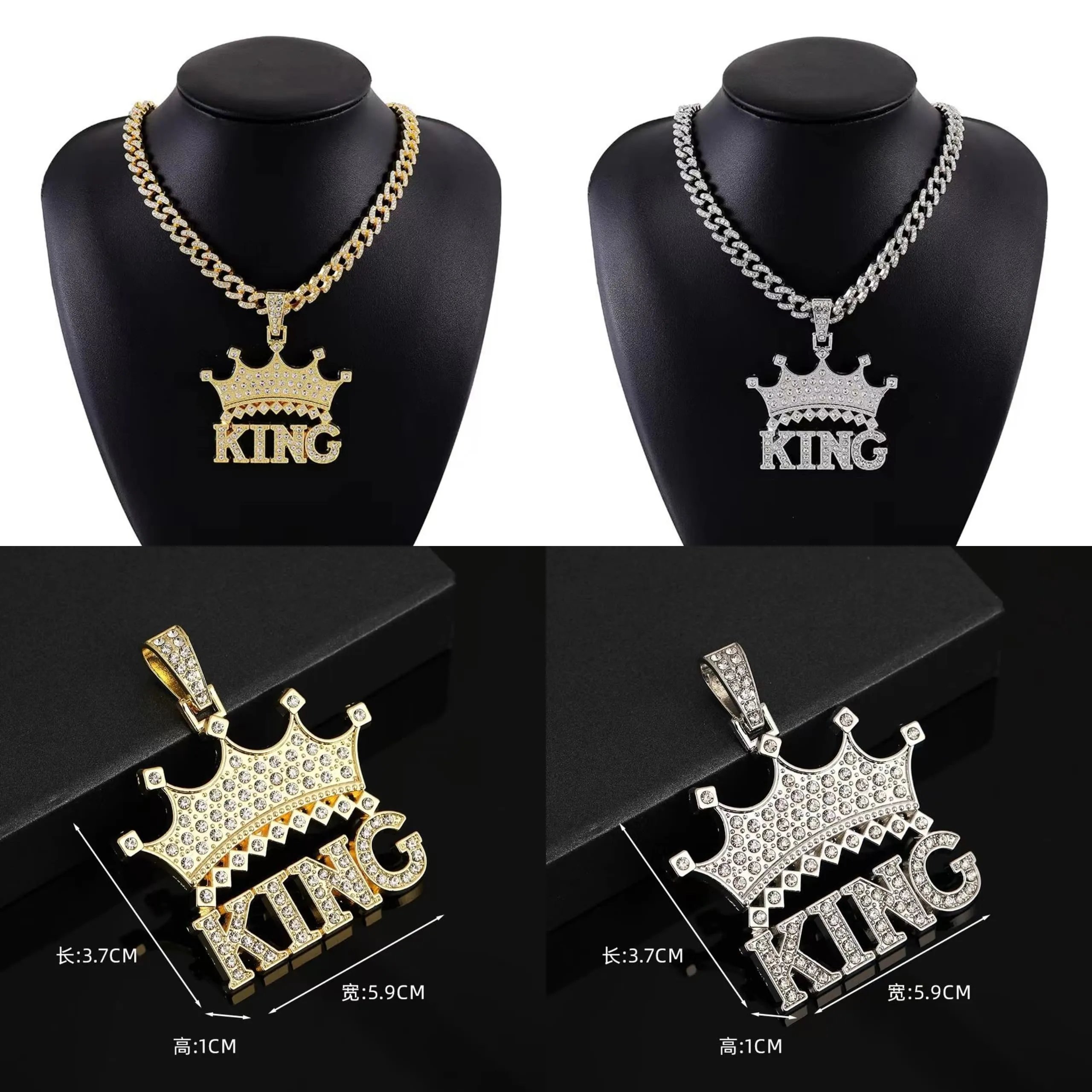 Unbranded Jewelry Rhinestone Pendant Necklace image 8