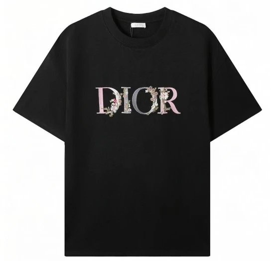 Dior T-Shirts Crew Neck Logo T-Shirt — 17
