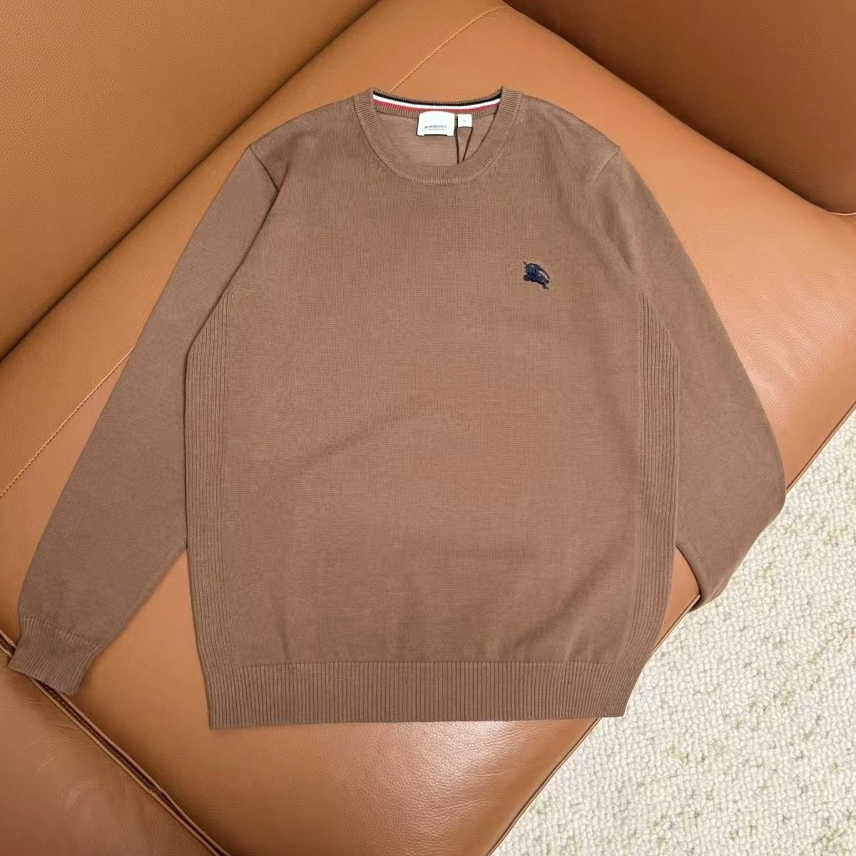 Polo Ralph Lauren Knitwear Crewneck knit sweater with embroidered pony logo — WXMMJ-21