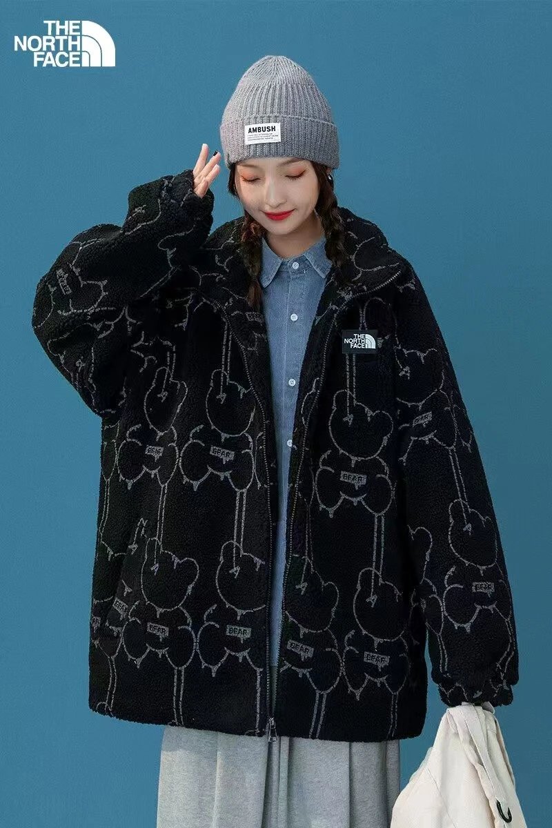 The North Face Puffer Vest with Hooded Layering System Black / Brown Outerwear - 28