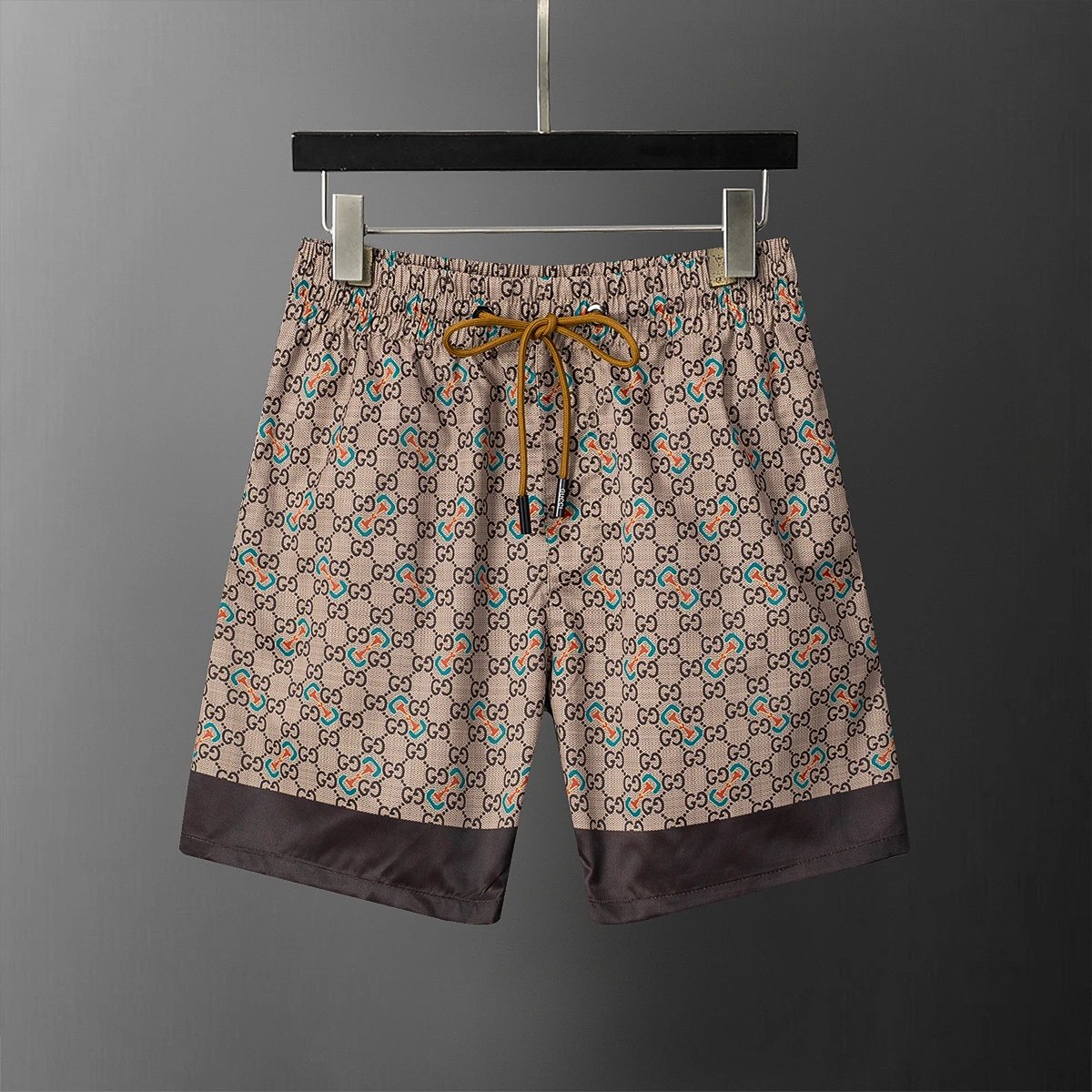Versace Shorts Greek key waistband — YMX048