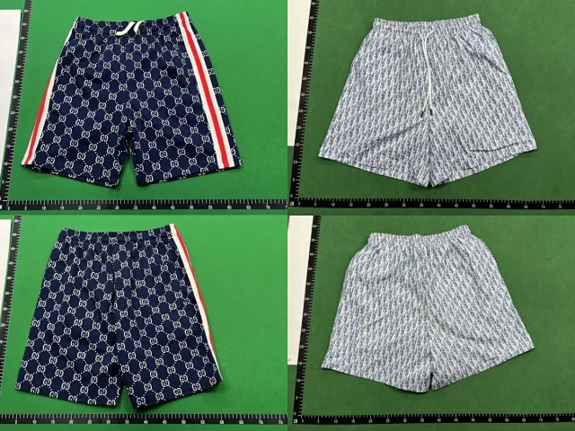 Versace Shorts Greek key waistband product detail image 2