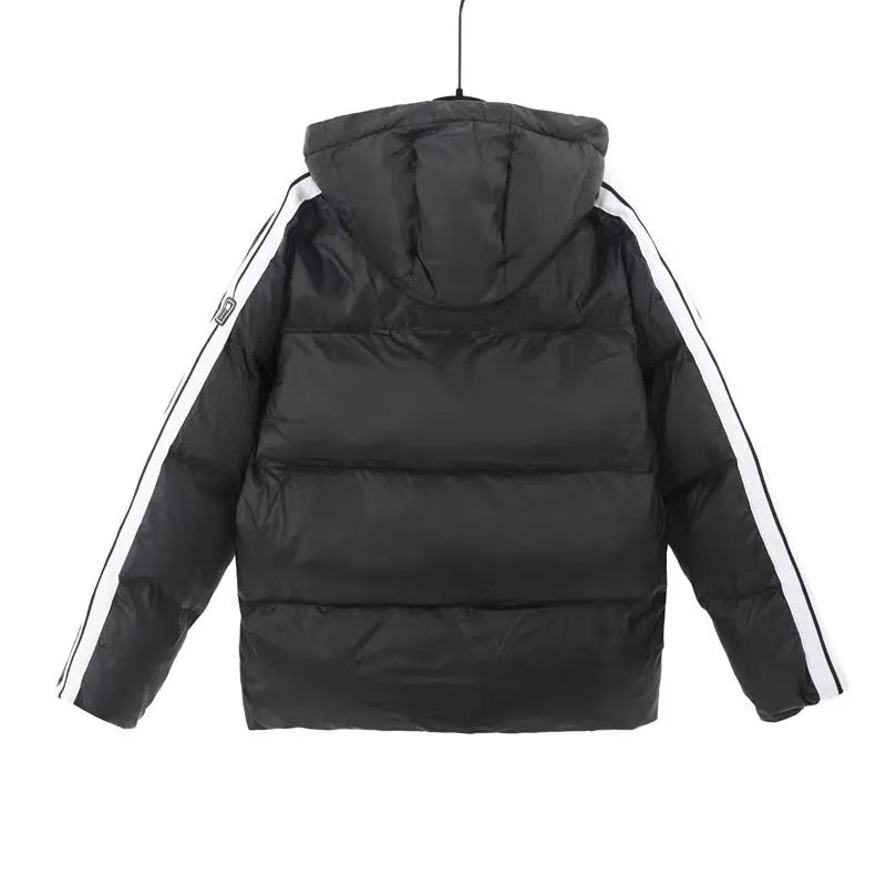 Palm Angels Down Jackets Striped Sleeve Puffer Jacket image 11