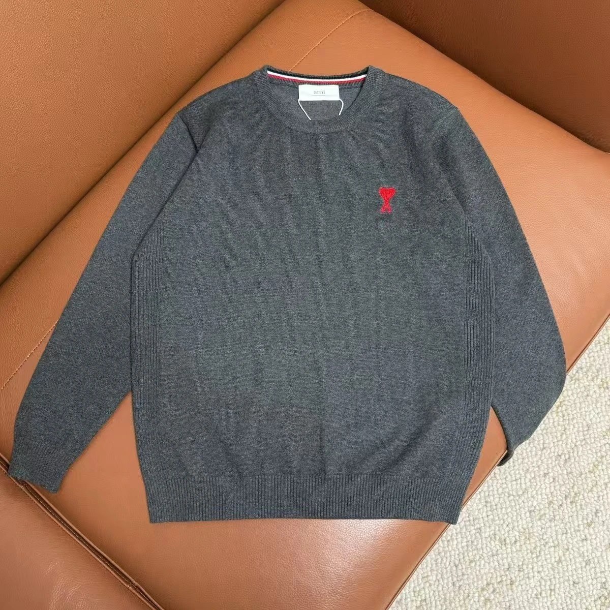 Polo Ralph Lauren Knitwear Crewneck knit sweater with embroidered pony logo — WXMMJ-11