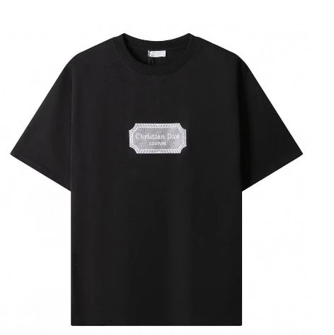 Dior T-Shirts Crew Neck Logo T-Shirt — 6