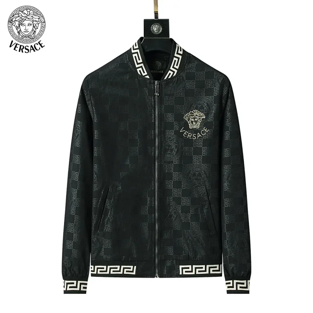 Burberry Jackets Hooded zip-up check windbreaker product detail image 17