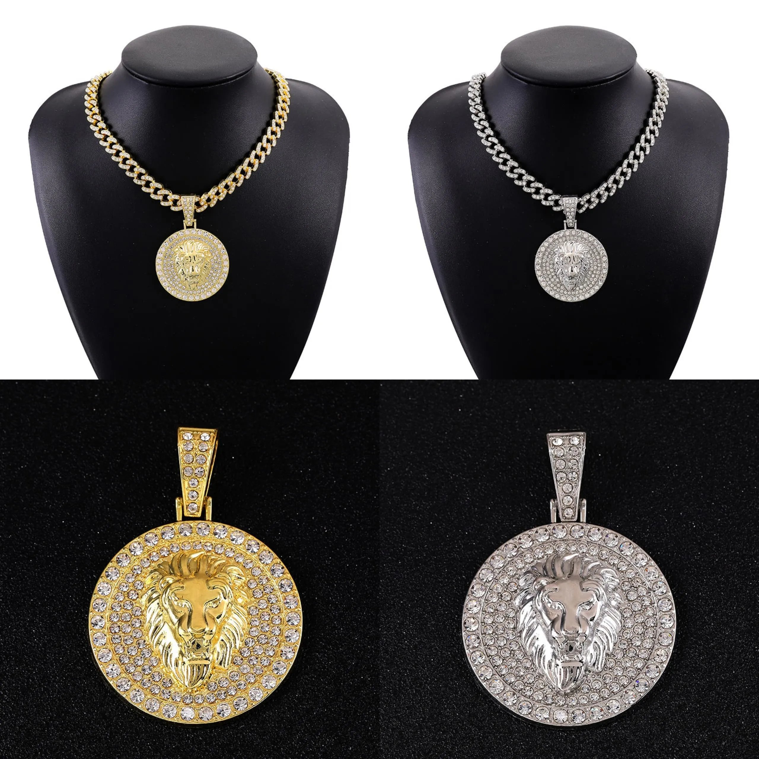 Unbranded Jewelry Rhinestone Pendant Necklace — DD-010
