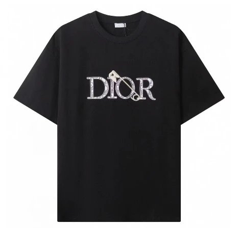 Dior T-Shirts Crew Neck Logo T-Shirt — 13