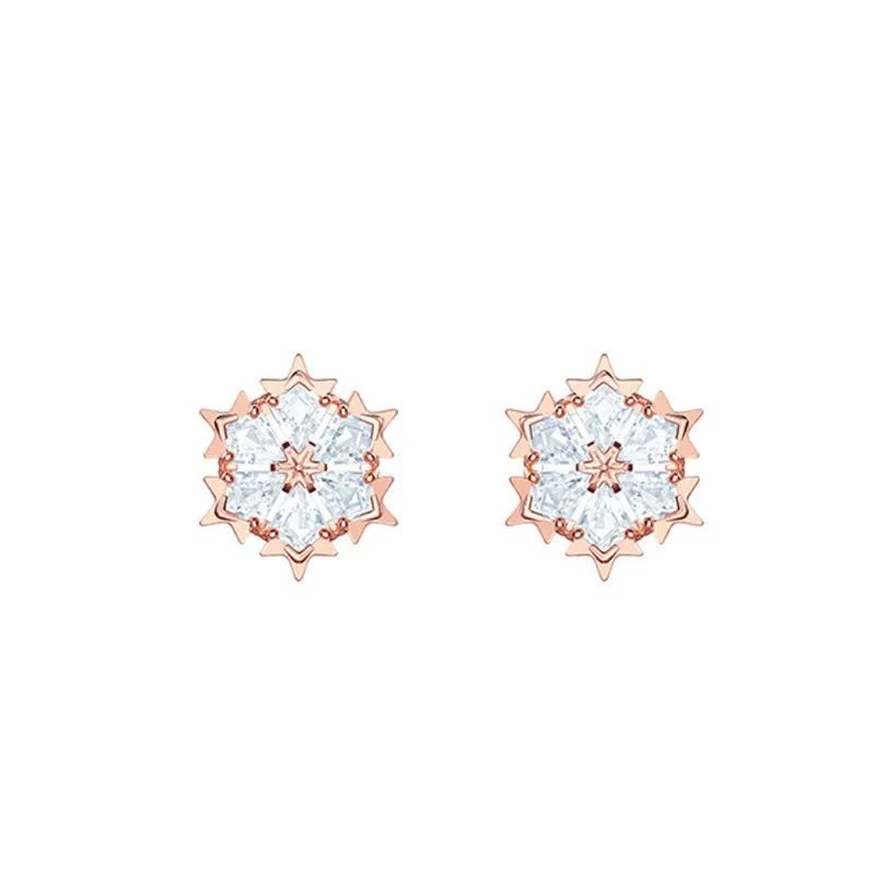 Other Earrings Metal Crystal Rose Gold