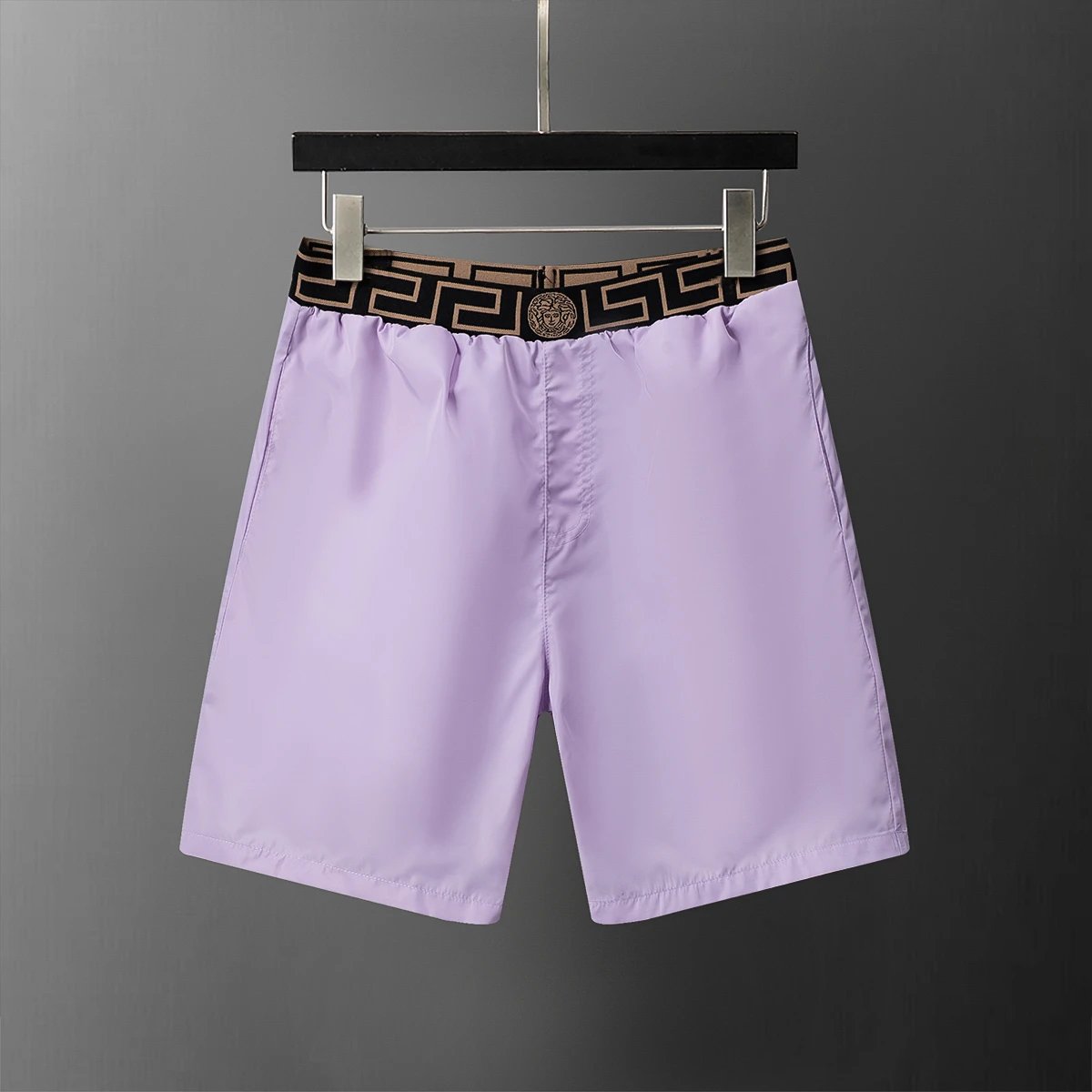 Versace Shorts Greek key waistband — YMX061