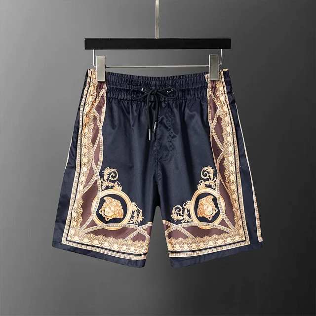 Versace Shorts Greek key waistband product detail image 41