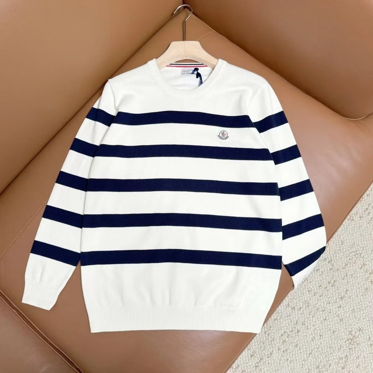 Polo Ralph Lauren Knitwear Crewneck knit sweater with embroidered pony logo — WXMMJ-26