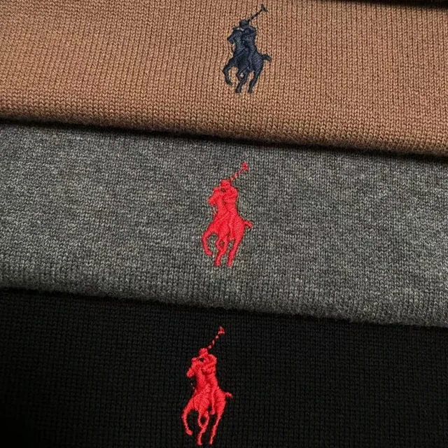 Polo Ralph Lauren Knitwear Crewneck knit sweater with embroidered pony logo product detail image 10