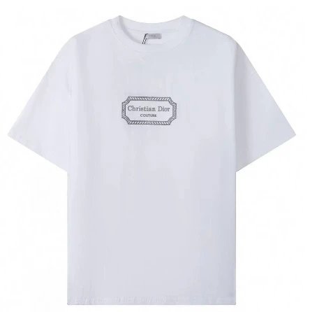 Dior T-Shirts Crew Neck Logo T-Shirt — 7