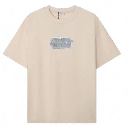 Dior T-Shirts Crew Neck Logo T-Shirt — 10