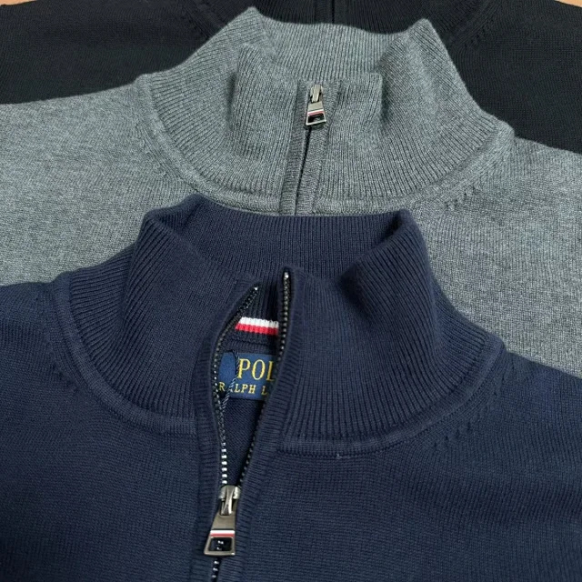 Polo Ralph Lauren Knitwear Full-Zip Mock-Neck Knit Sweater product detail image 6