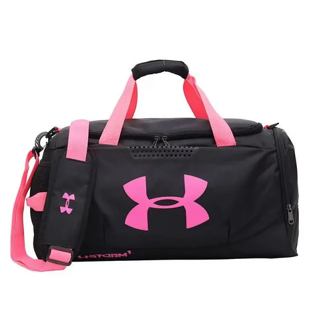 Under Armour Backpacks Diagonal-Panel Backpack with Front Zip Pocket and Bottom Compartment product detail image 35