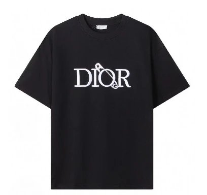 Dior T-Shirts Crew Neck Logo T-Shirt — 4