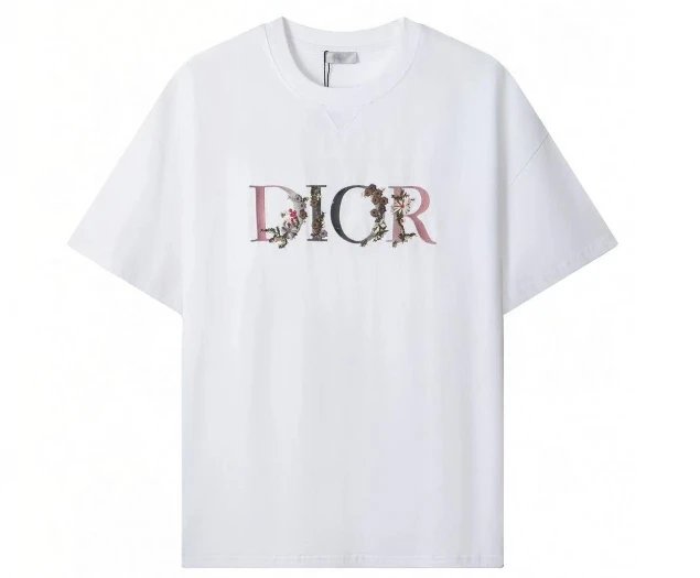 Dior T-Shirts Crew Neck Logo T-Shirt — 18