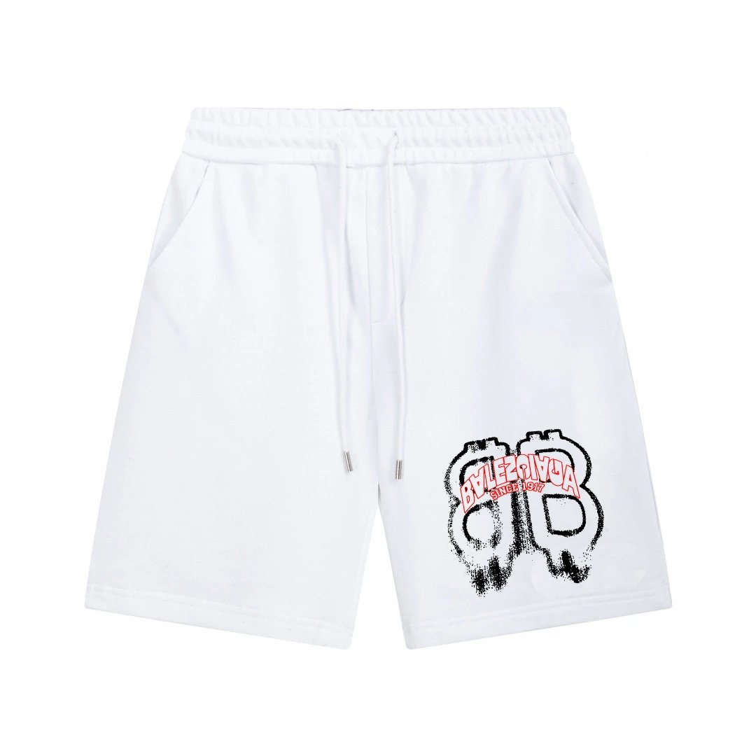 Balenciaga Shorts Drawstring Graphic Logo image 2
