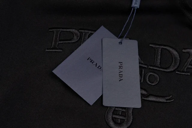 Prada Hoodies & Sweatshirts Logo Hooded Sweatshirt product detail image 9