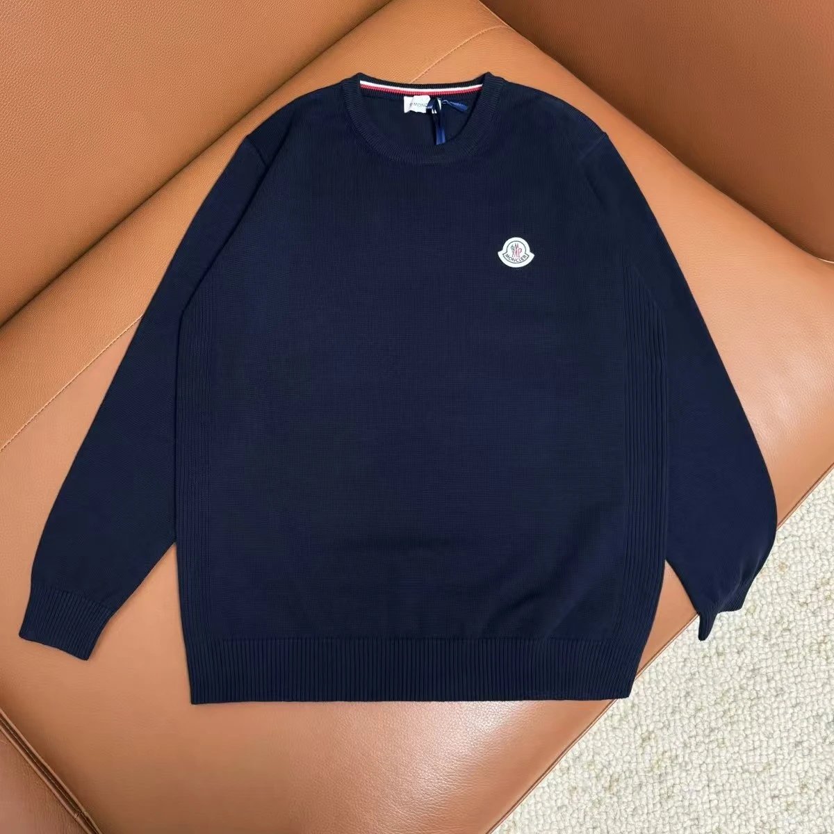 Polo Ralph Lauren Knitwear Crewneck knit sweater with embroidered pony logo — WXMMJ-08