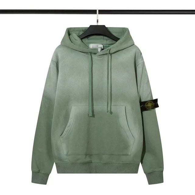 Stone Island Hoodies & Sweatshirts Pullover hoodie with compass badge and kangaroo pocket product detail image 2