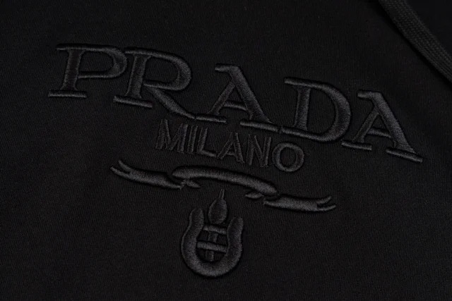 Prada Hoodies & Sweatshirts Logo Hooded Sweatshirt product detail image 8