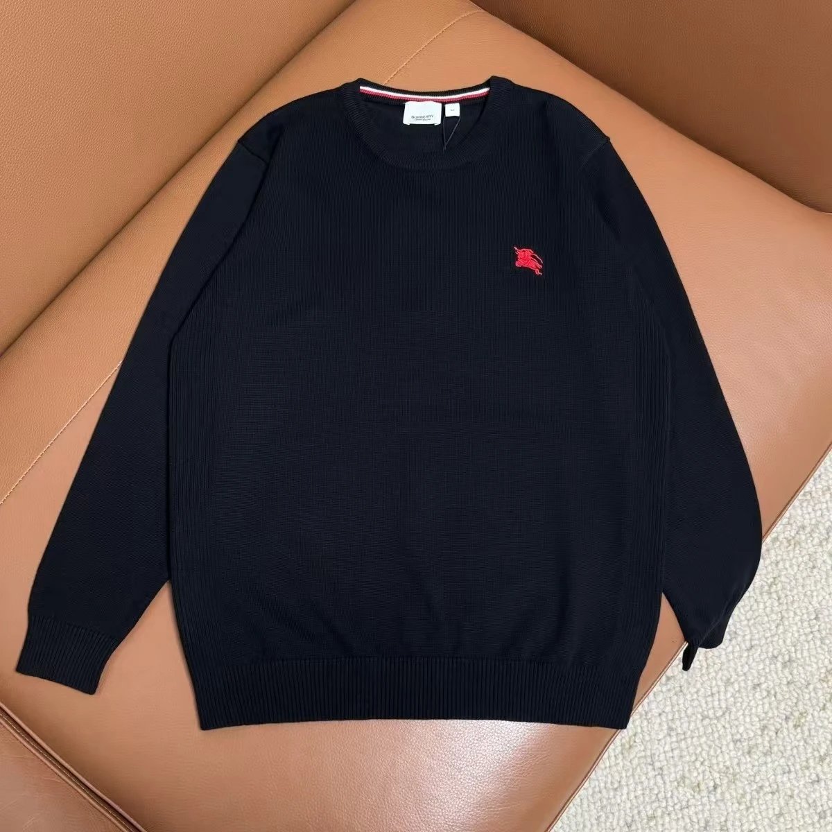 Polo Ralph Lauren Knitwear Crewneck knit sweater with embroidered pony logo — WXMMJ-20