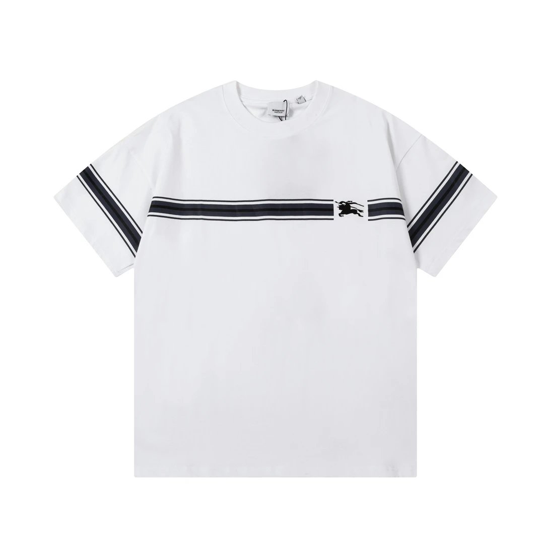 Burberry T-Shirts Short-Sleeve Logo T-Shirt — 32