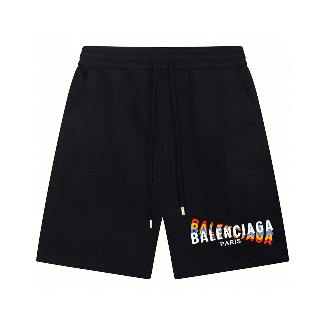 Balenciaga Shorts Drawstring Graphic Logo image 4
