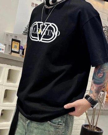 Valentino T-Shirts Logo Short-Sleeve T-Shirt image 5