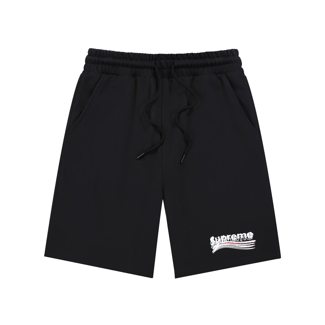 Balenciaga Shorts Drawstring Graphic Logo — 35
