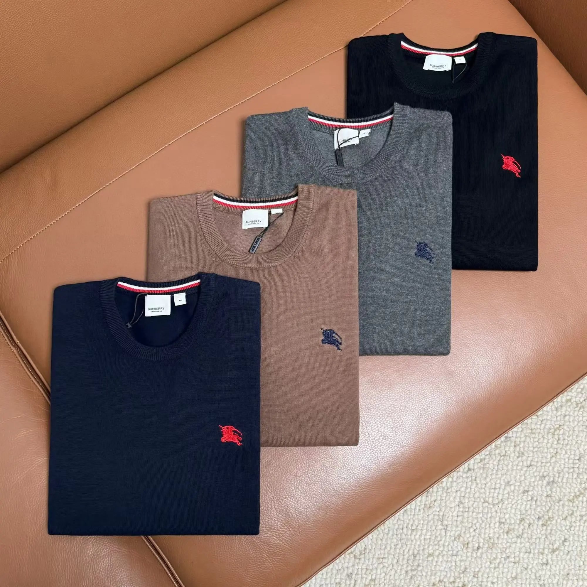 Polo Ralph Lauren Knitwear Crewneck knit sweater with embroidered pony logo image 7