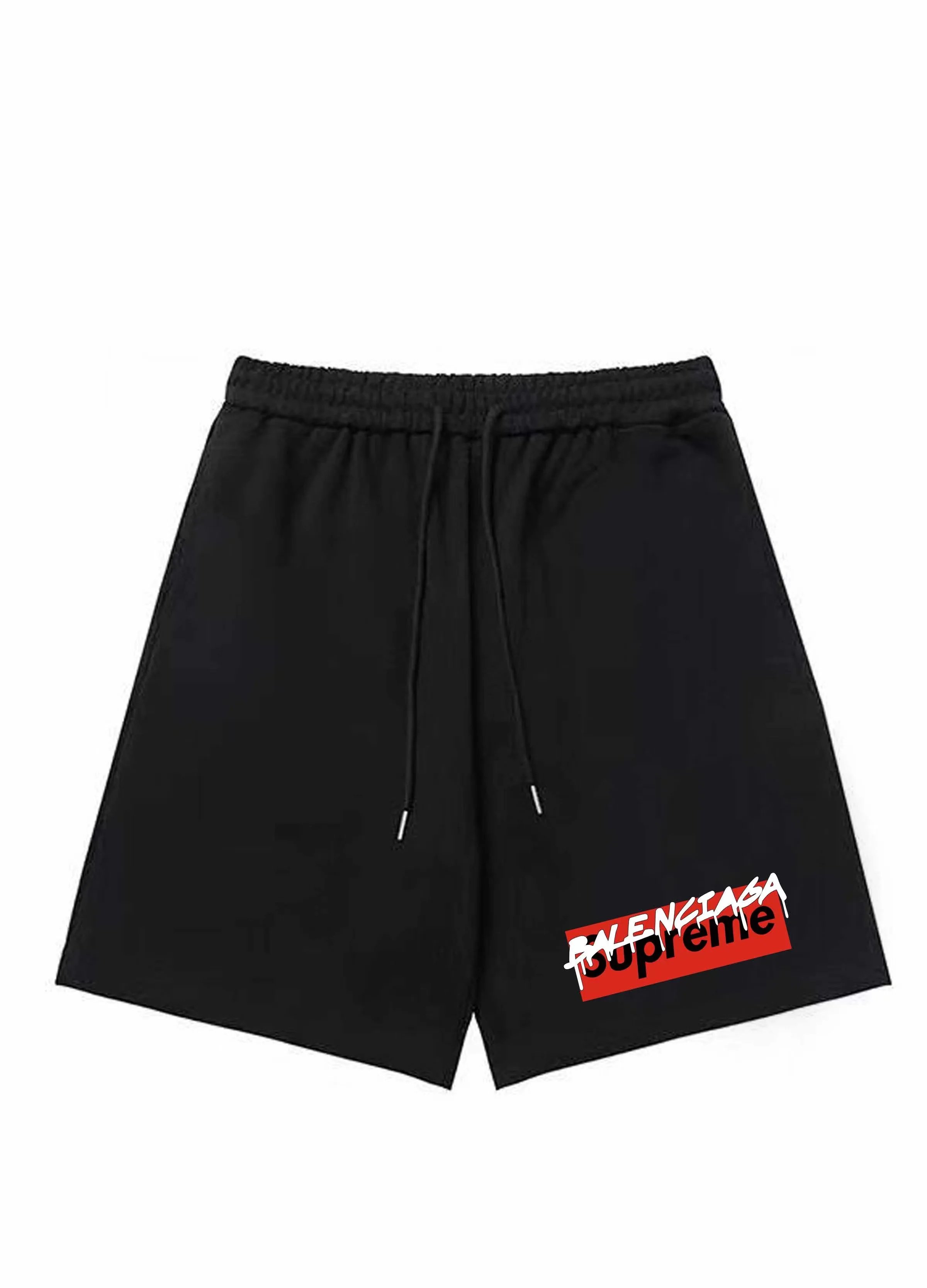 Balenciaga Shorts Drawstring Graphic Logo — 20