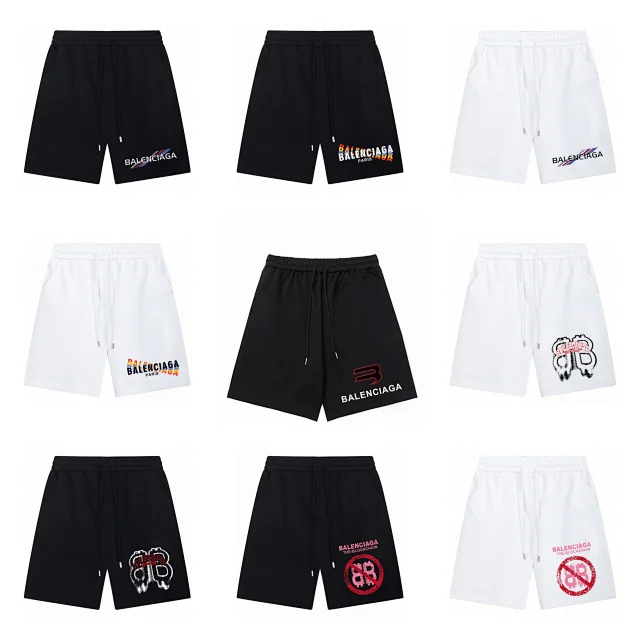 Balenciaga Shorts Drawstring Graphic Logo product detail image 2