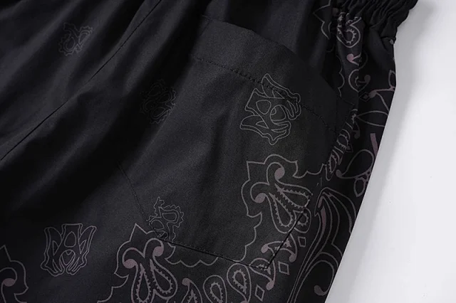 Rhude Shirts Short-Sleeve Logo Print Button-Up Shirt product detail image 14