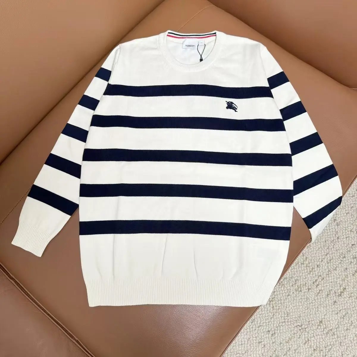 Polo Ralph Lauren Knitwear Crewneck knit sweater with embroidered pony logo — WXMMJ-32