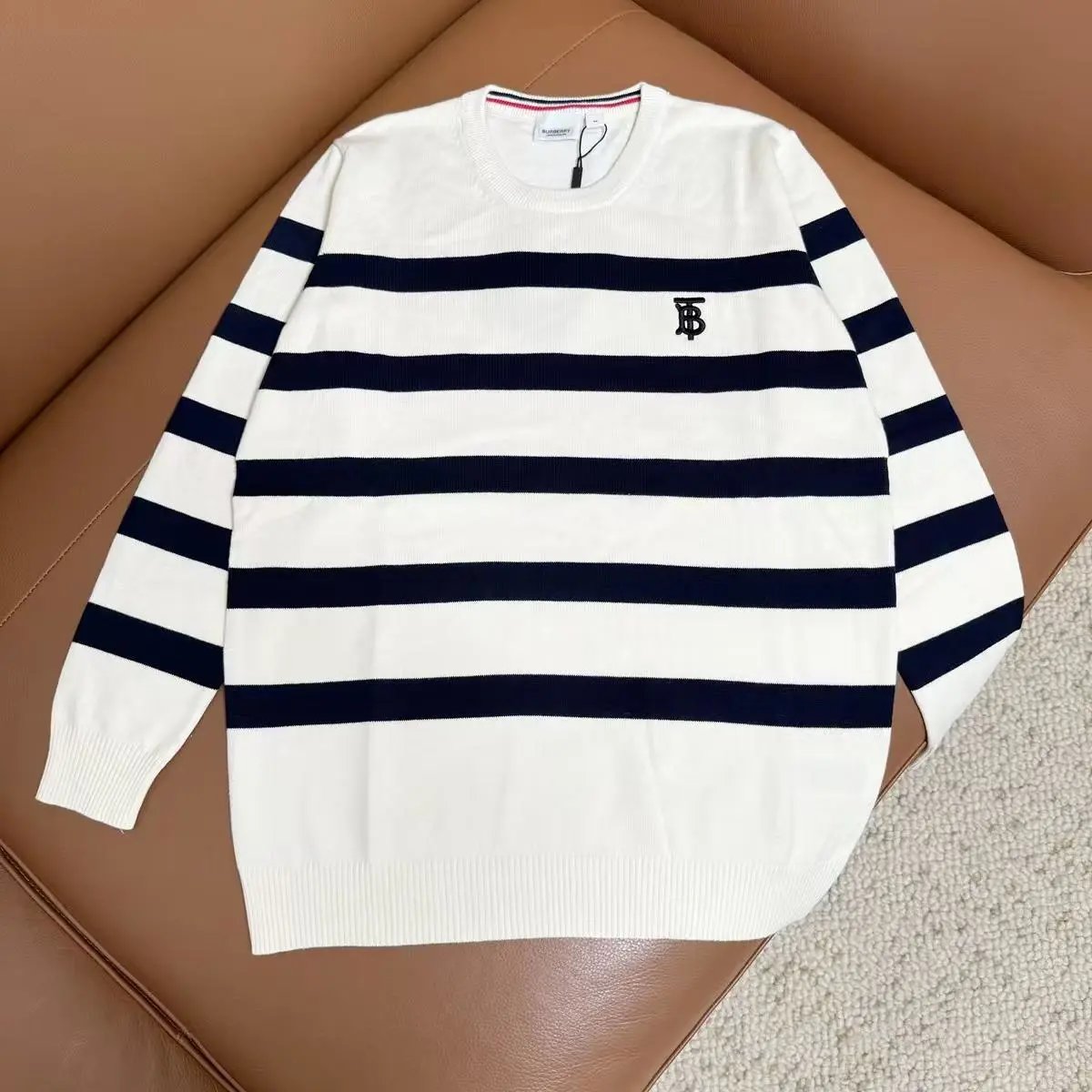 Polo Ralph Lauren Knitwear Crewneck knit sweater with embroidered pony logo — WXMMJ-30